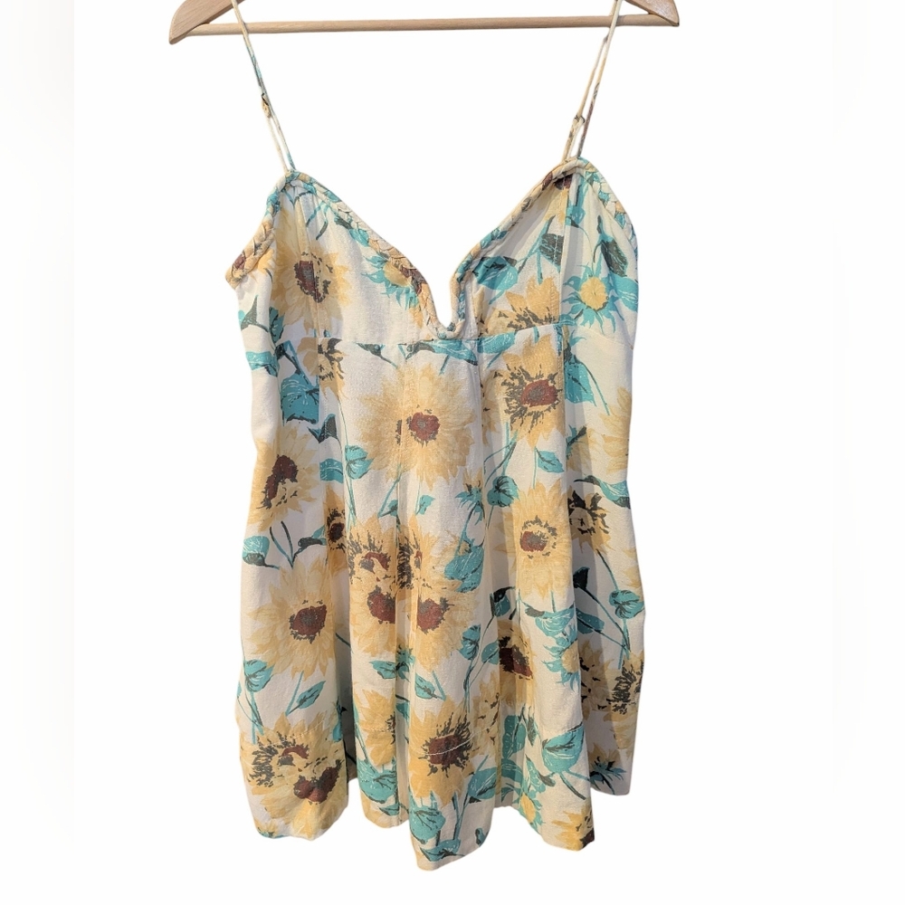 FREE PEOPLE Altura Floral Mini Dress Medium - Picture 4 of 13